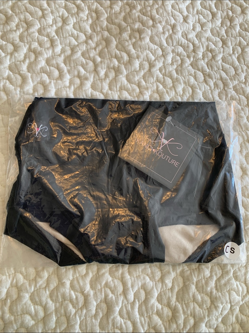 Kandi Kouture black dance shorts child age 6 years NWT **